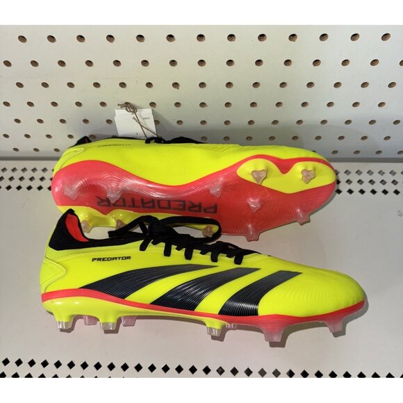 Adidas Predator Pro FG Mens Soccer Cleats Size 9.5 Neon Green Black IG7776 main image 5